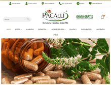 Tablet Screenshot of pacalli.com